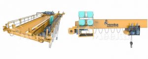 A flame proof crane from Meeka Machinery, which is designed to withstand high temperature and extreme conditions